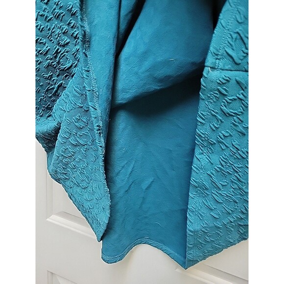 Jacqueline Smith Womens Plus Size 3X Top Green Jacquard Stretchy - NEW with Tag - Picture 3 of 6